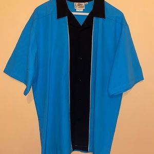 Men’s EUC Bowling Shirt- Flamingo Cafe